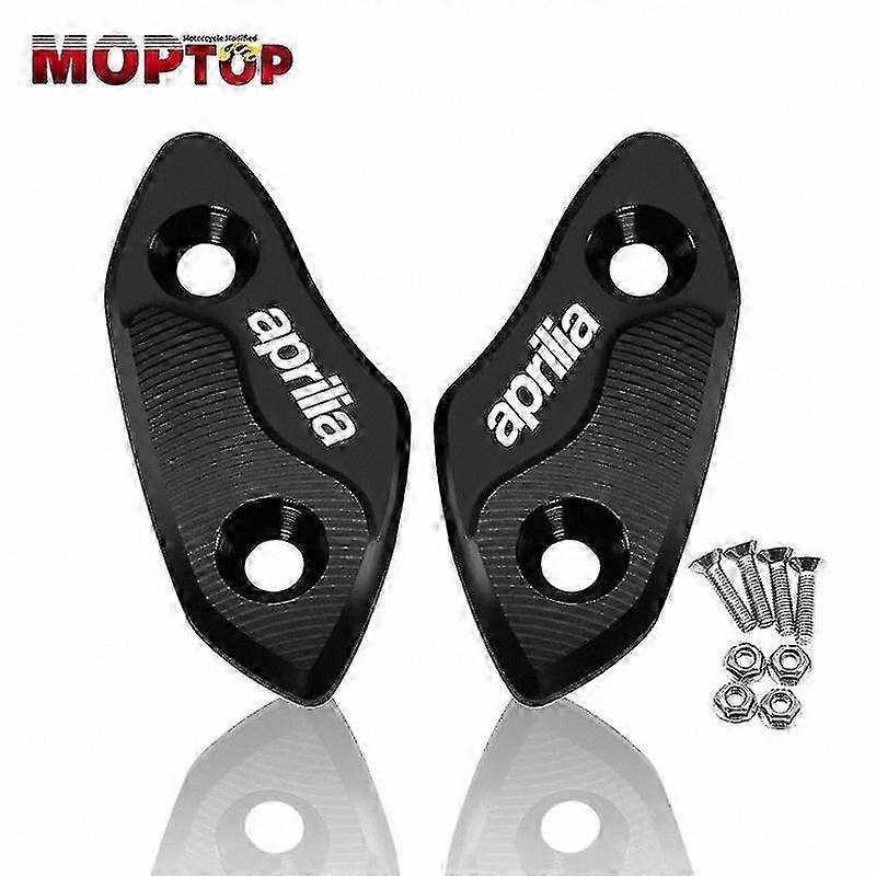 Rear Mirror Hole Cover for RS660 RSV4 1100 Motorcycles - Windscreen Eliminator Cap for Sport Bikes with Rear View Design