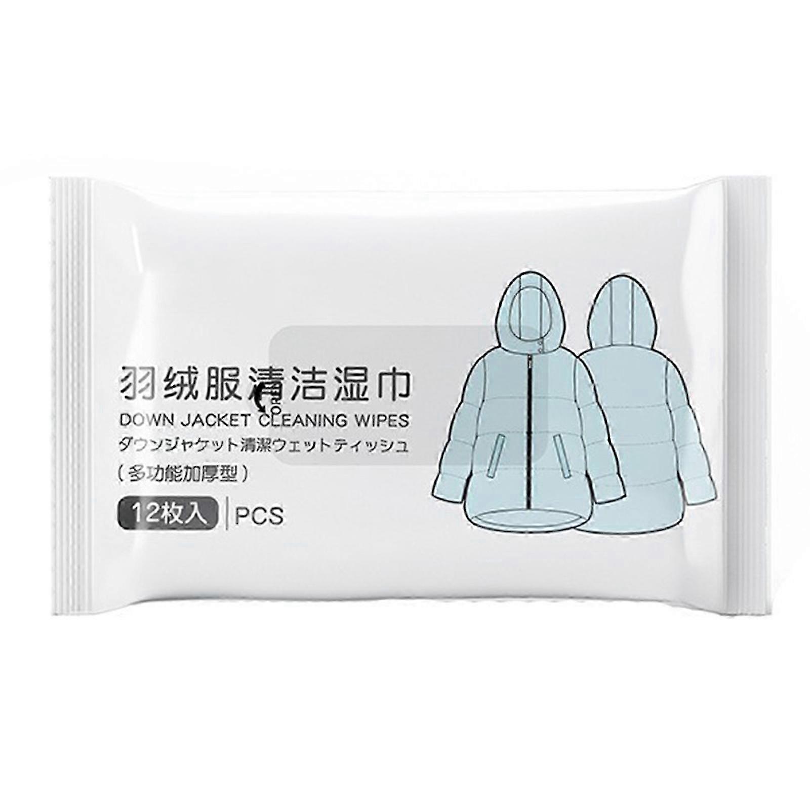 Convenient Down Jacket Clean Wipes Coat Stain Cloth Tissue Sheet for Effective Down Cleaning 26s