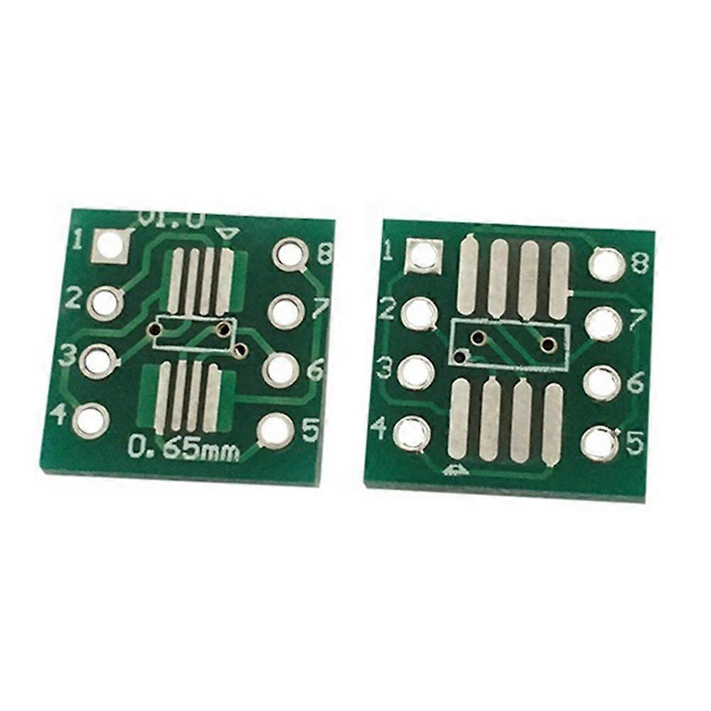 70PCS SOP8 Turn DIP8 SMD to DIP IC Adapter Socket SOP8 TSSOP8 SOIC8 SSOP8 Board TO DIP Adapter Converter Plate