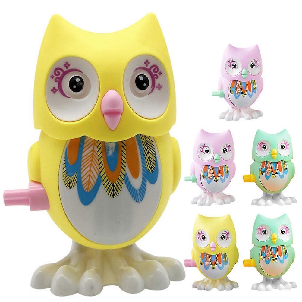 Wind-Up Owl Toys Plastic Clockwork Toys 24Pcs Kids Assorted Color Playthings
