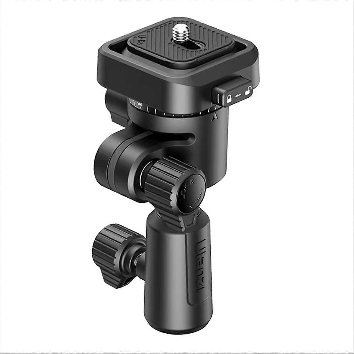 Ulanzi TH02 Uka Ball Head with 360° Panning, Quick Release, Horizontal to Vertical Switching for DSL