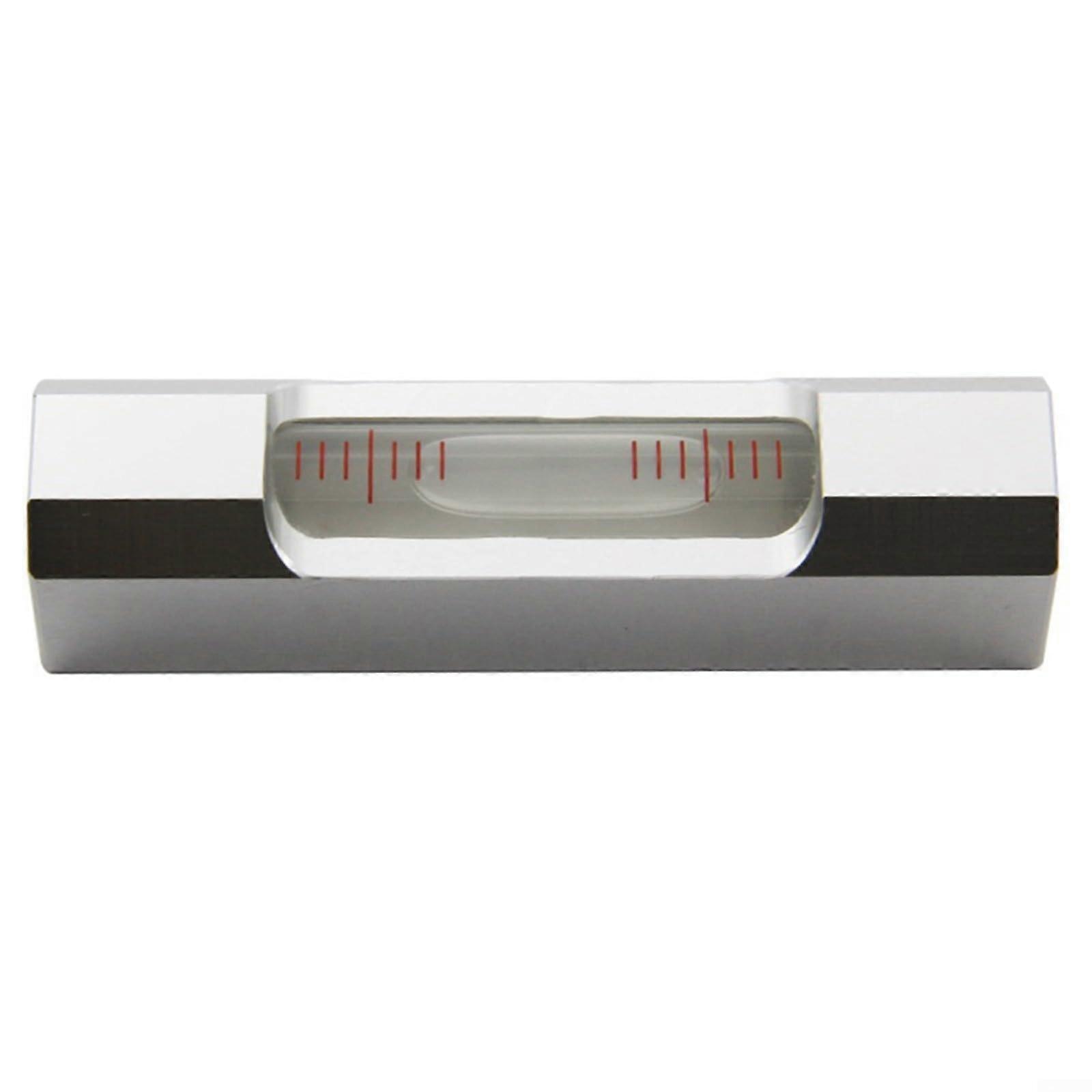 85Mm Metal Strip Level Bubble Level Ruler Mechanical Leveler For Construction DIY Tool Silver