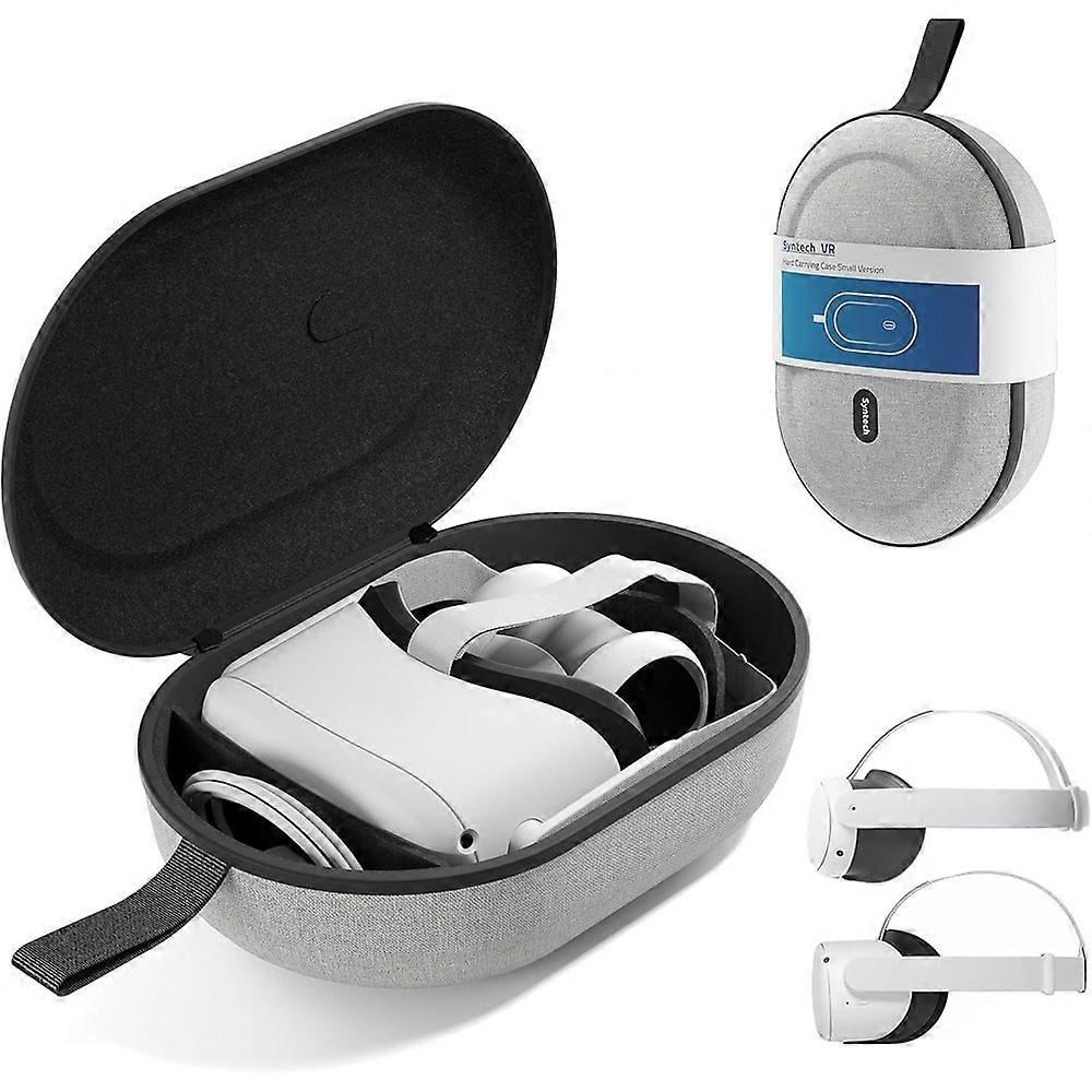 SYNTECH Size S Storage Case Compatible For Meta Quest 3S / Quest 3 / Quest 2 VR Headset EVA Hard Shell Carrying Bag