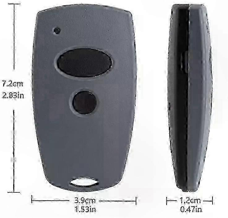 868.3MHz Garage Door Remote Controller, Compatible with D302/D304-868 and D321/D323-868 Systems