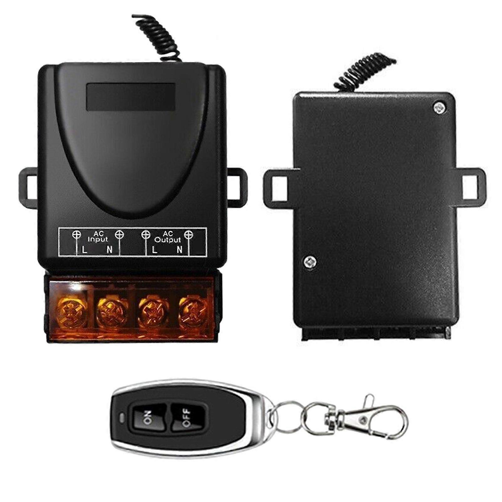AC 110V-240V 30A RF Relay Wireless Remote Control Switch + 433MHz RemoteCOIhF1