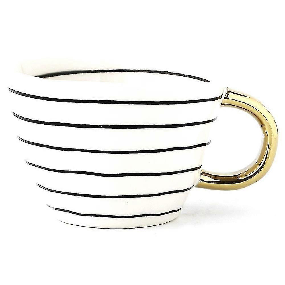 Geometric Ceramic Cup Hand-Painted Irregular Coffee Cup D