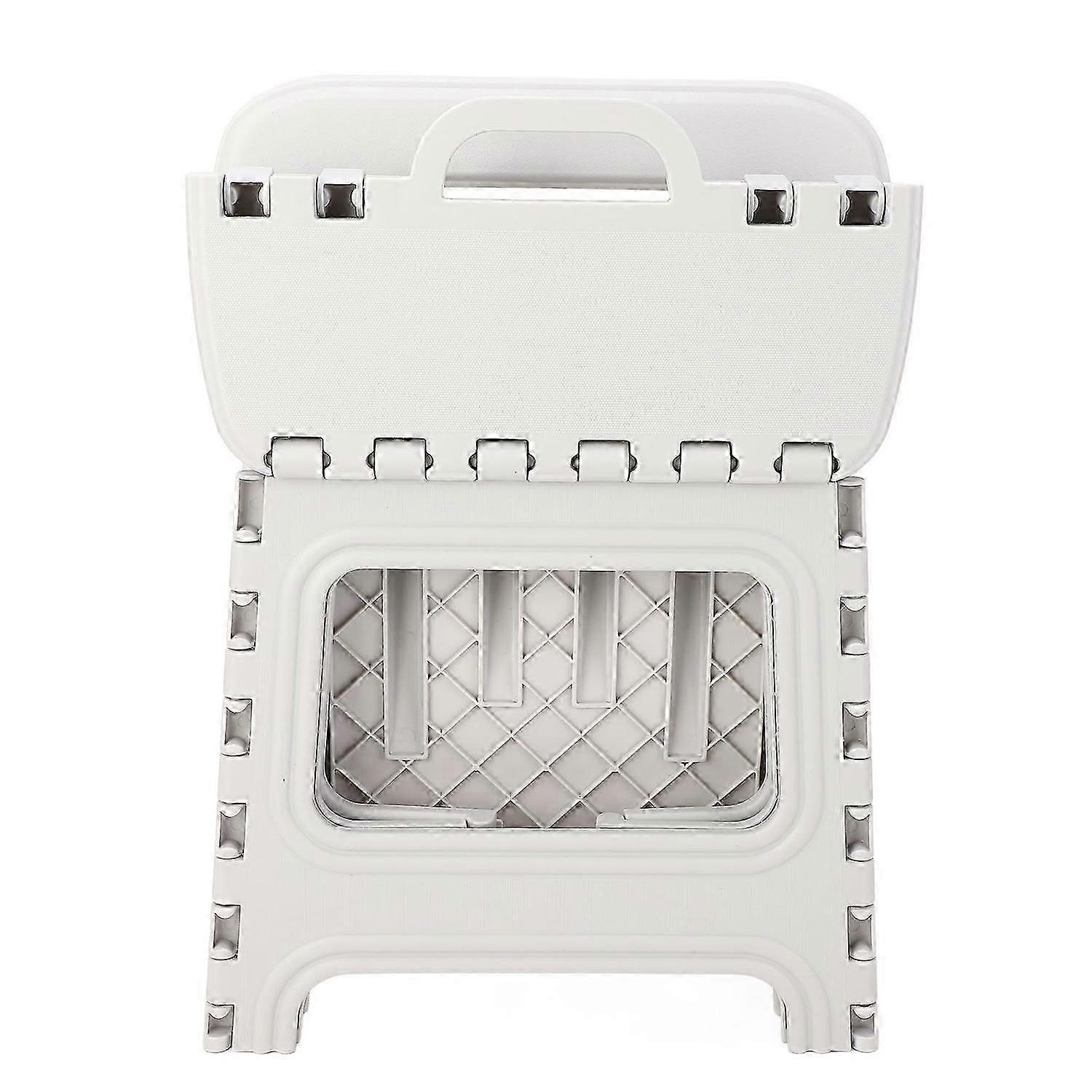 Folding Step Stool PP Thickened Portable Small Kids Step Stool with Handle for Outdoor Camping Fishi