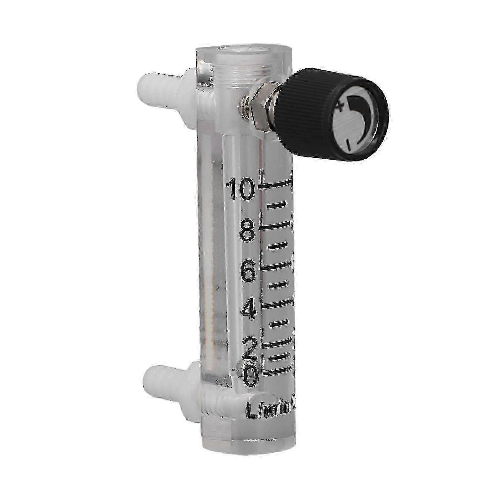 Exquisite Panel Type Flow Meter 0?10LPM Acrylic Gas Flowmeter Tester for Measuring Control--