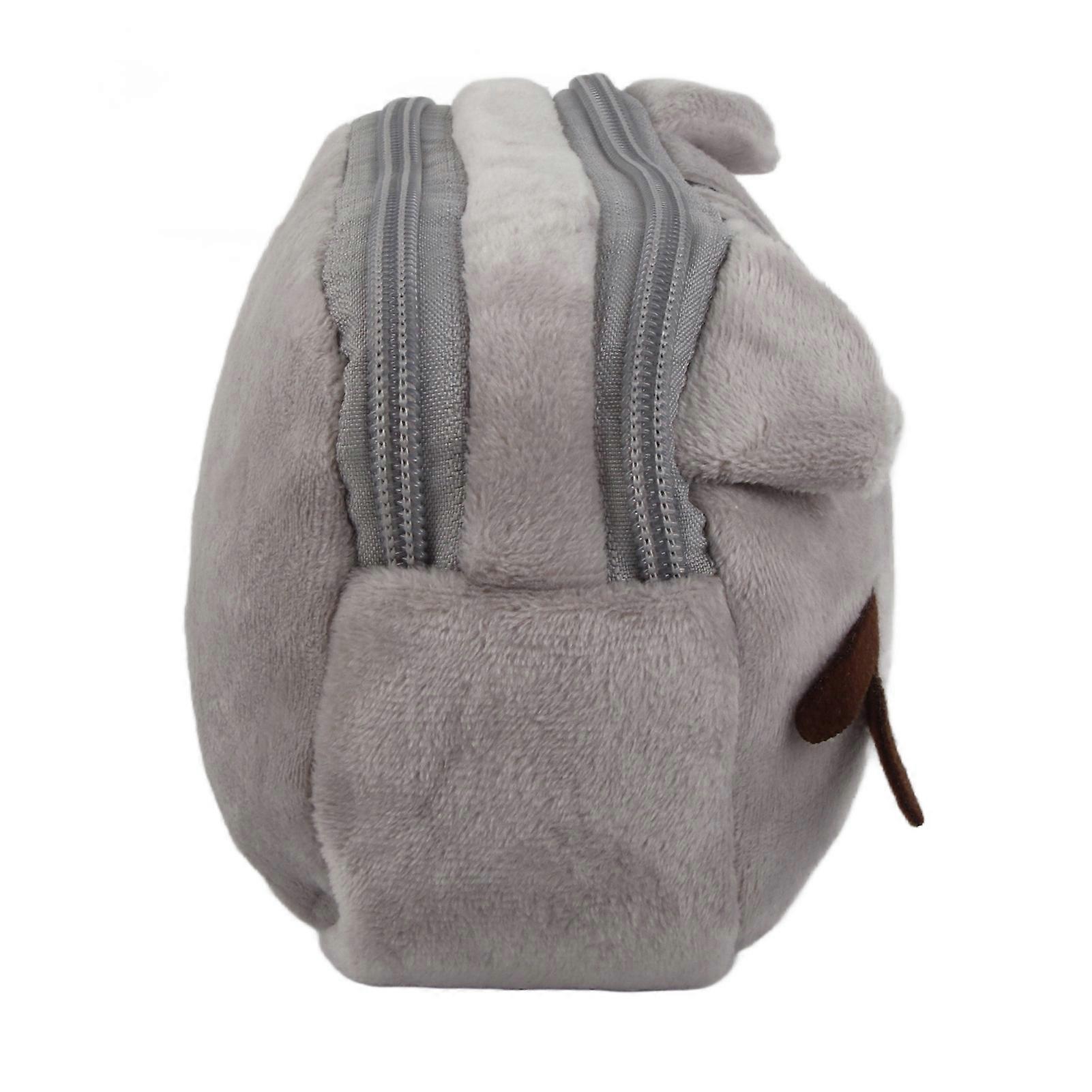 Kitten Toiletry Bag Cute Stylish Soft Canvas Durable Multi Purpose Cat Makeup Bag for Outing Travel Office 