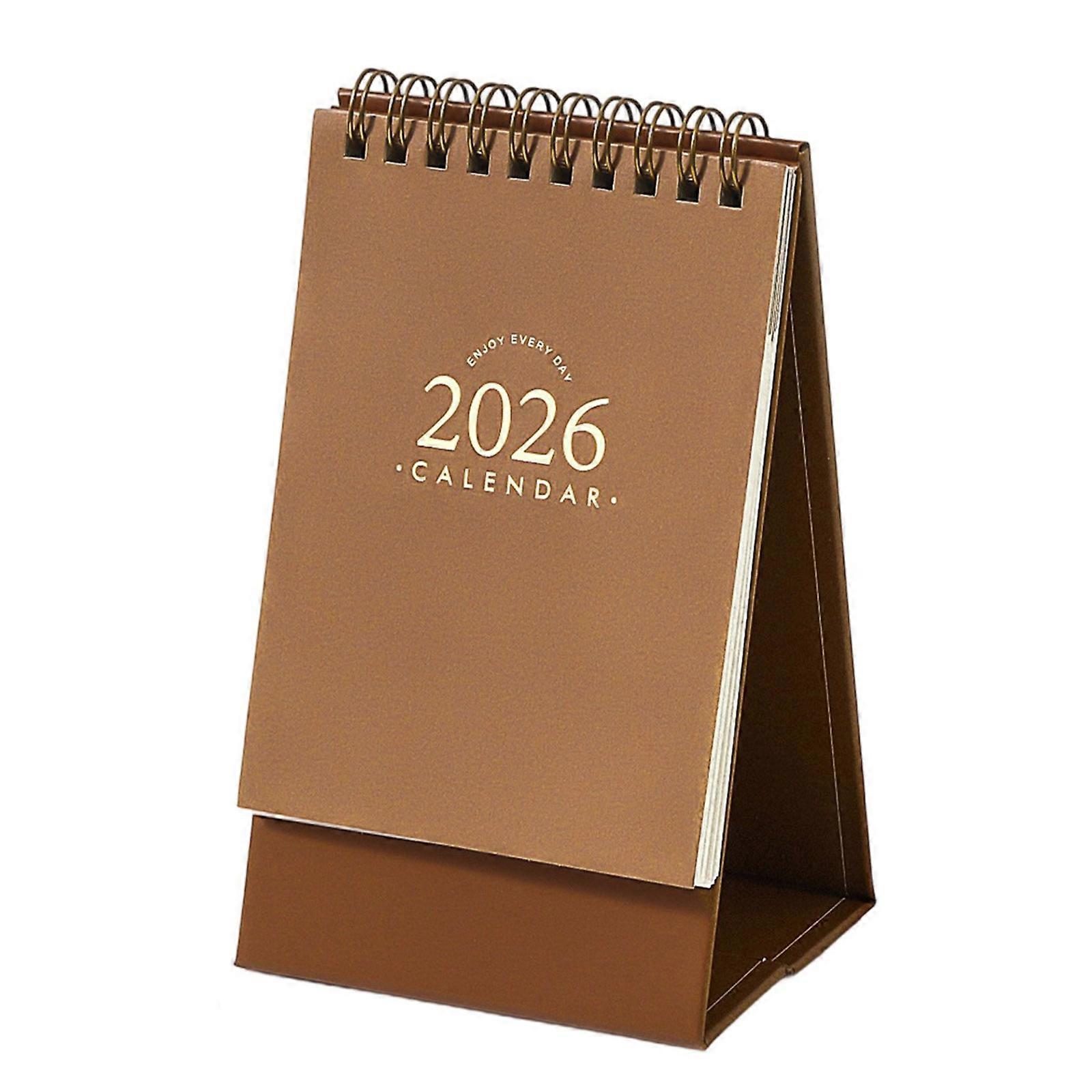 2026 Desk Calendar 16 Month Referances Runs from Sep 2025 to Dec 2026 Office Tabletop Monthly Calender for Plans Notes Multicolor