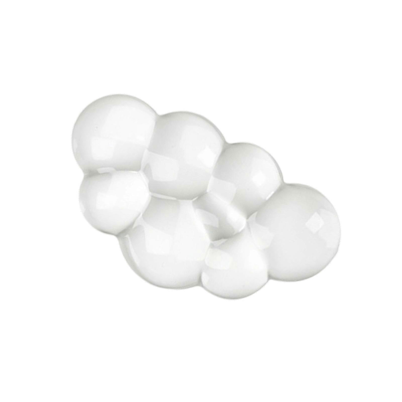 Novelty Cloud Shaped Desk Accessory Wrist Cushions Memory Foam Cores NonSlip Base For Typing And PC Work  transparent