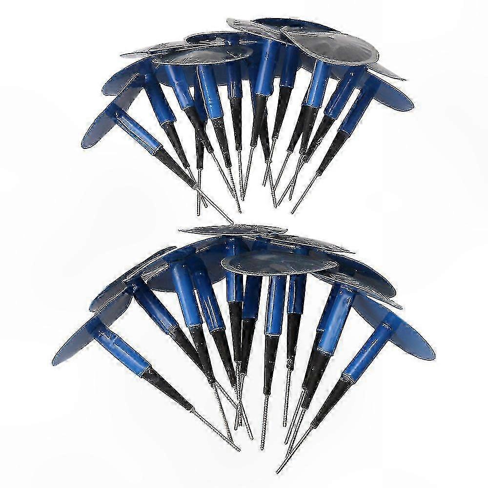 24pcs dekk punktering reparasjon kablet plugg sopp flekker for bil lastebil