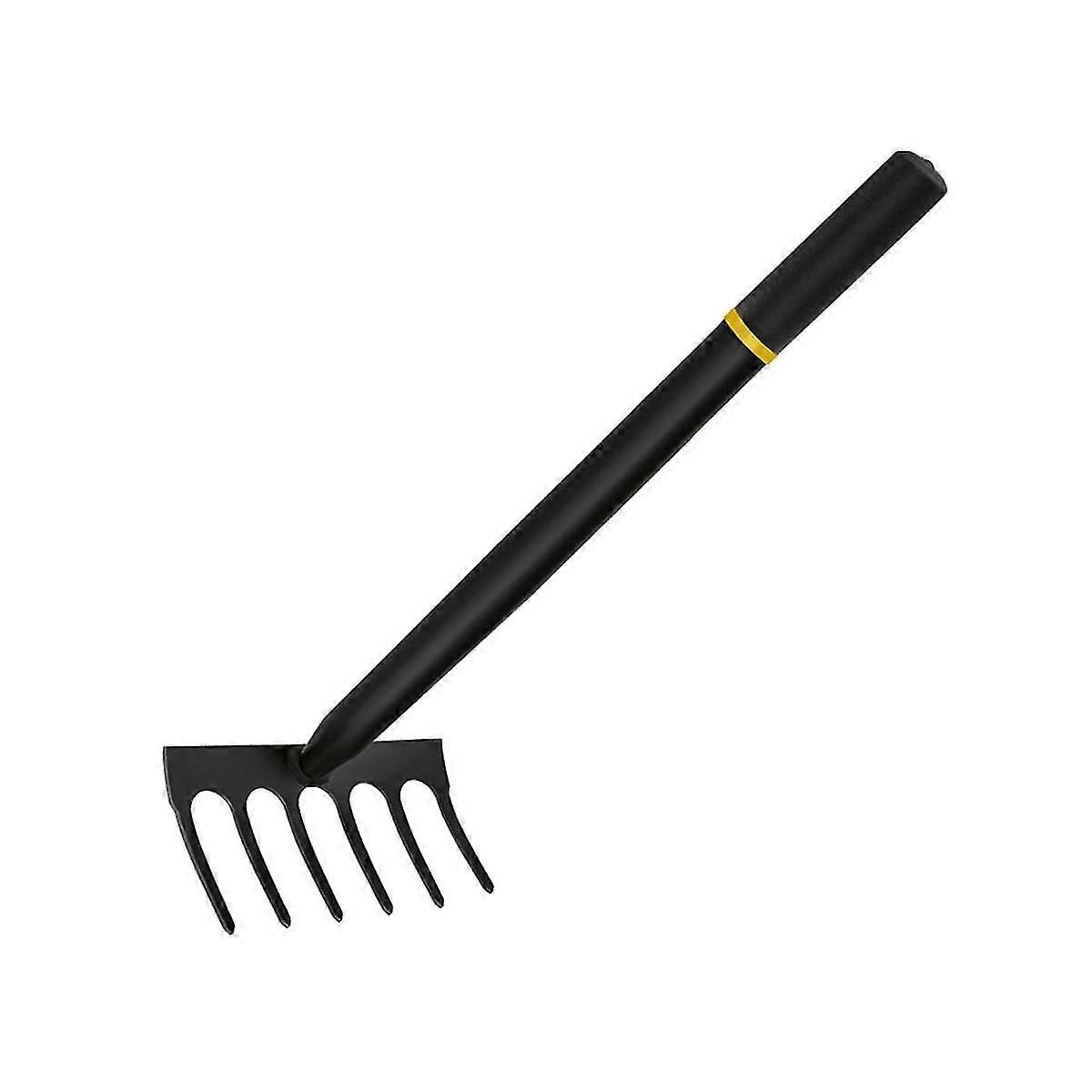 2-osainen puutarhalapiosarja sisältää kapean lapion, jonka pituus on 32 cm, ja scarifying haravan, jossa on