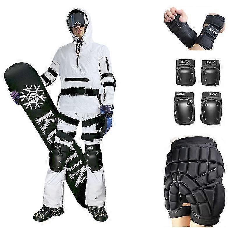 3D حماية الورك بعقب ، مجموعة معدات واقية للتزلج على الجليد