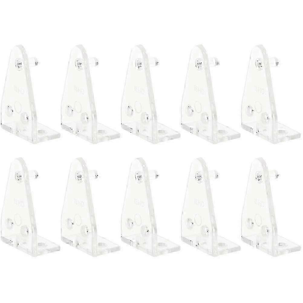 Clear Blinds Bottom Rail Brackets & Hold Down Clips Set (10Pieces, Best Seller, Model 2025)
