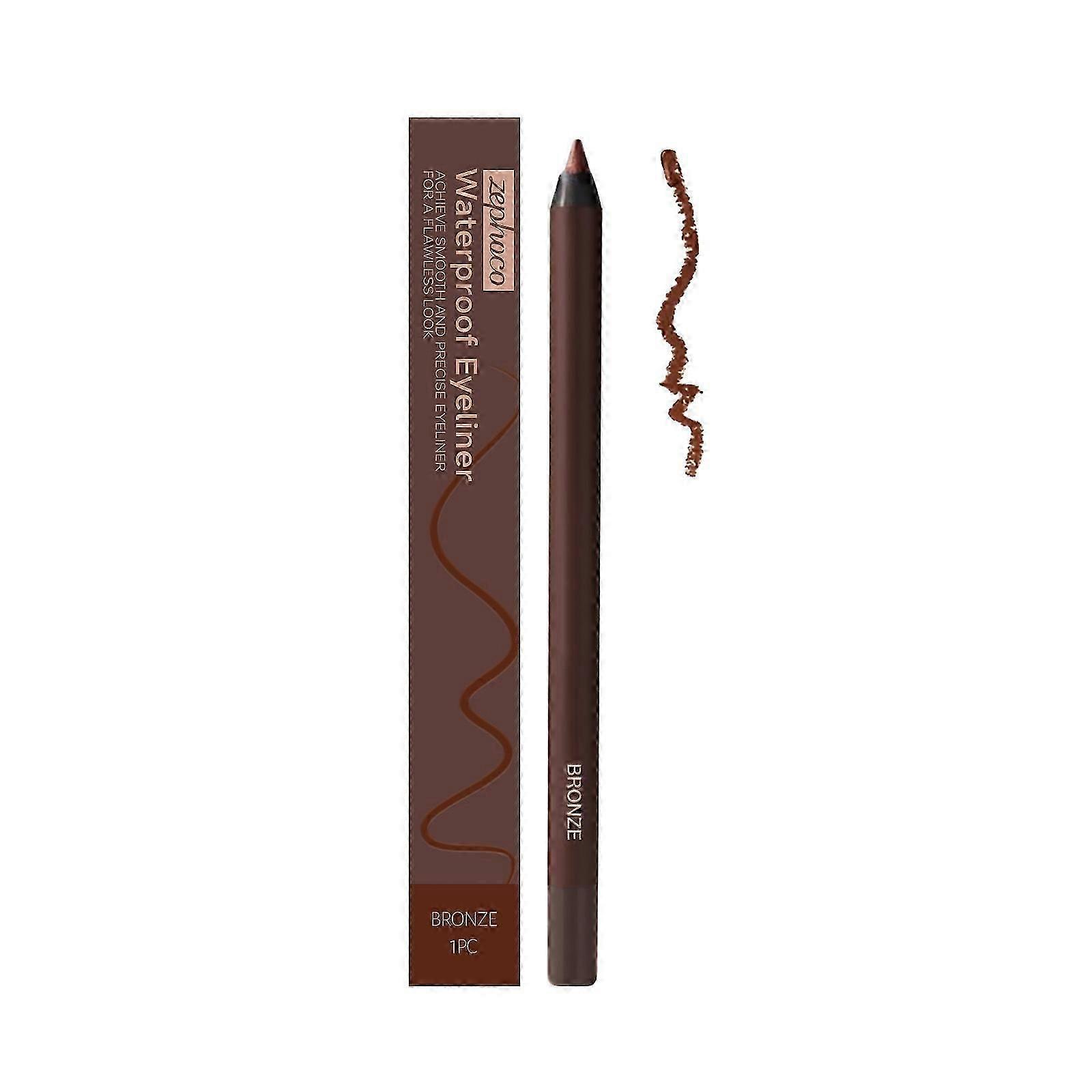 Bronze Waterproof Eyeliner - Long-lasting, Smudge-proof Eye Makeup