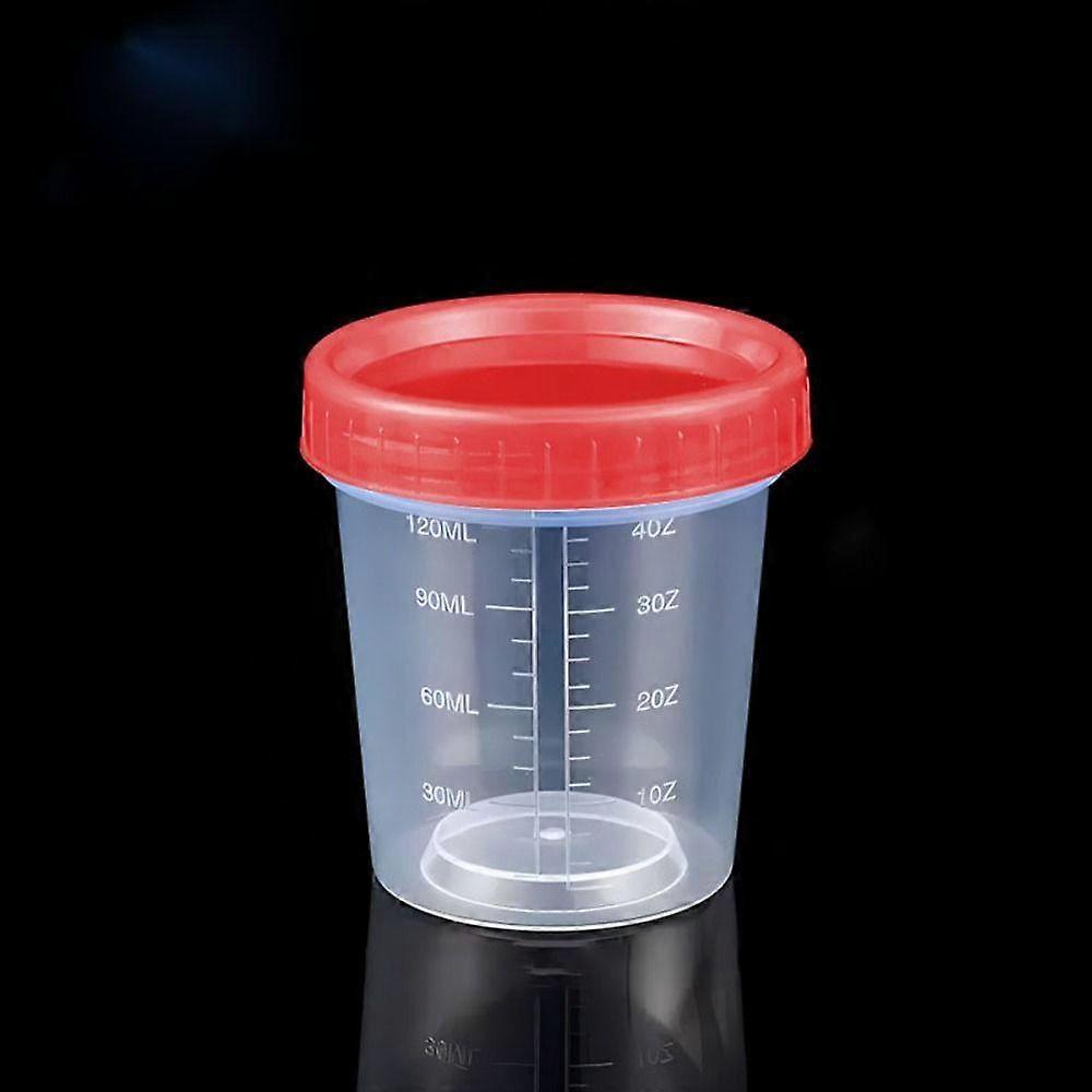 Plastic Measuring Cup 120ml Packaging Cup Multifunctional Small Containers with Lids  Drink