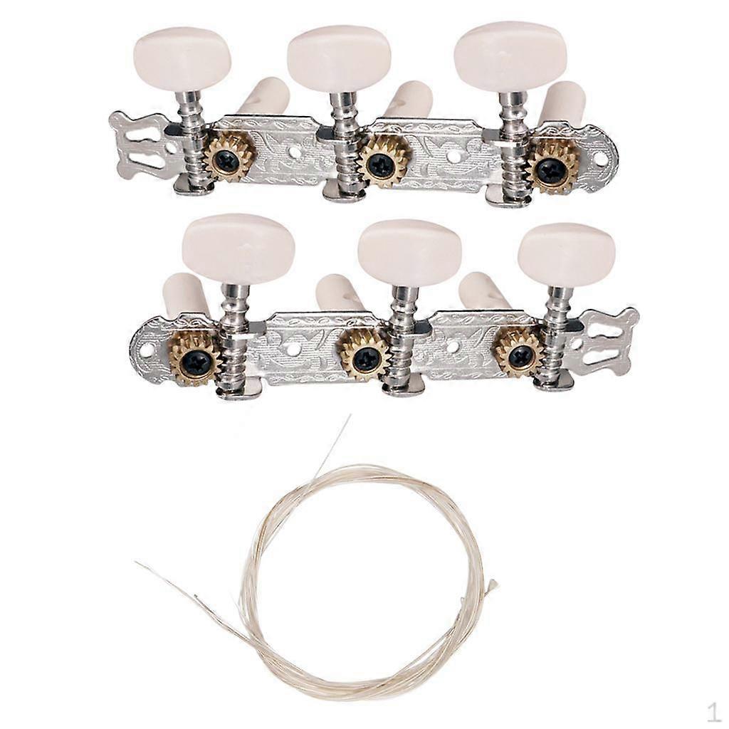 2pcs Classical guitar Instruments tuning Pegs Keys with Nylon String Set for accessories