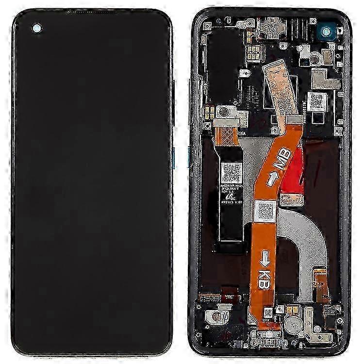 Compatible For Asus Zenfone 8 / Zenfone 8z ZS590KS OEM Grade S AMOLED Screen and Digitizer Assembly + Frame Part (without Logo)
