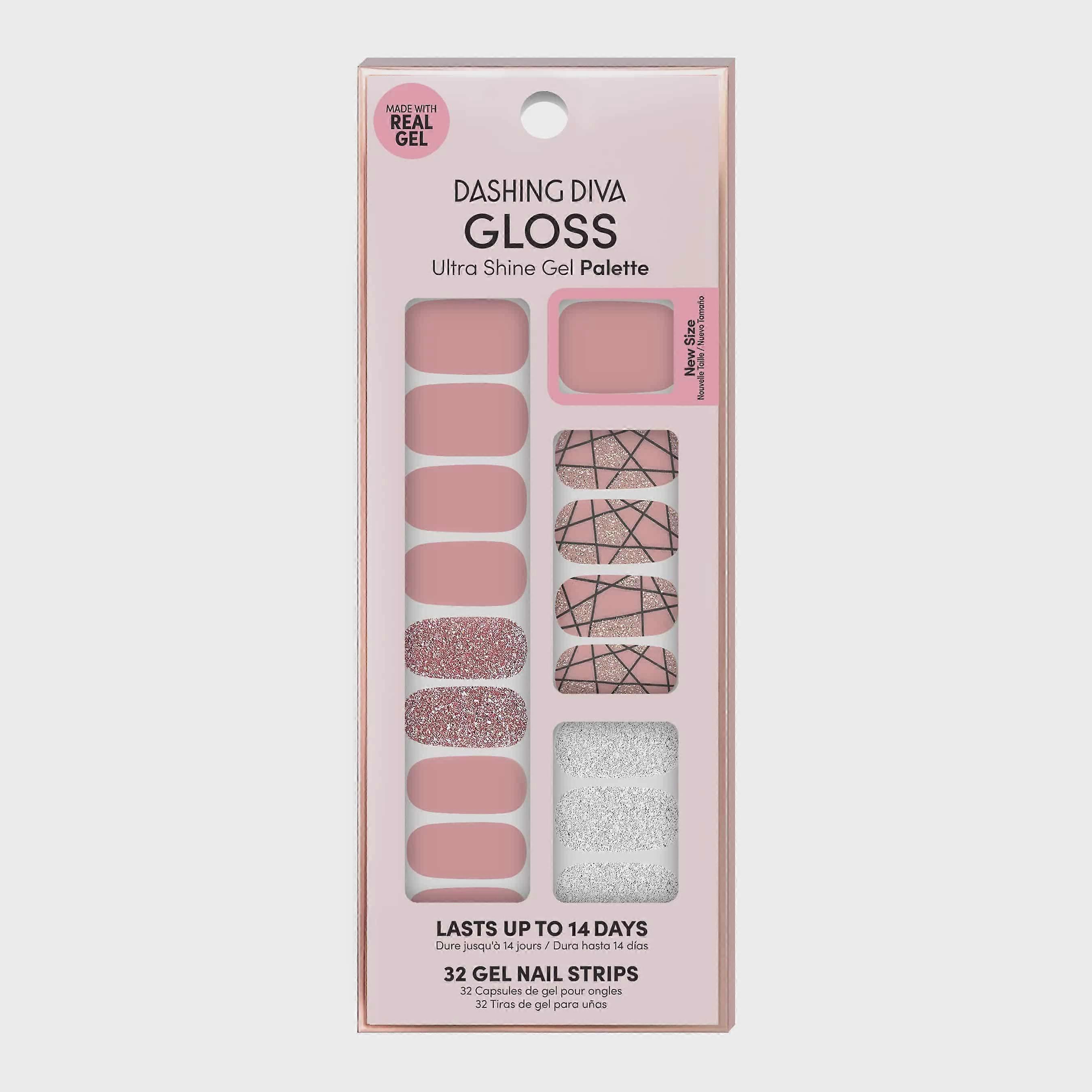 داشينج ديفا شرائط تلميع لامعة، روز سباركل، 32 درجة مئوية