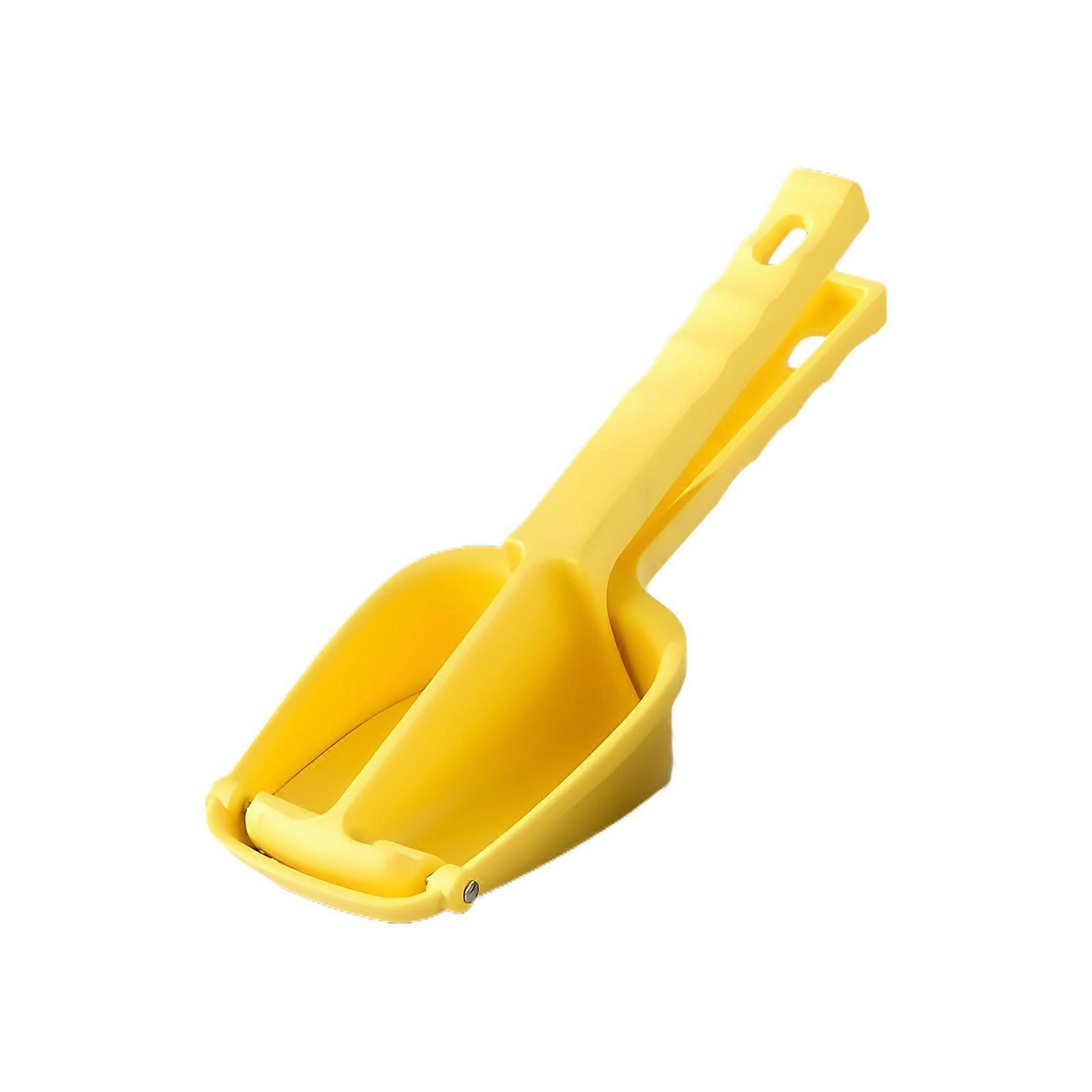 Vegetable Presser Manual Food Mashers For Smooth Mashed Potatoes Compacts Storage Design Easy Maintenance Tool  Yellow