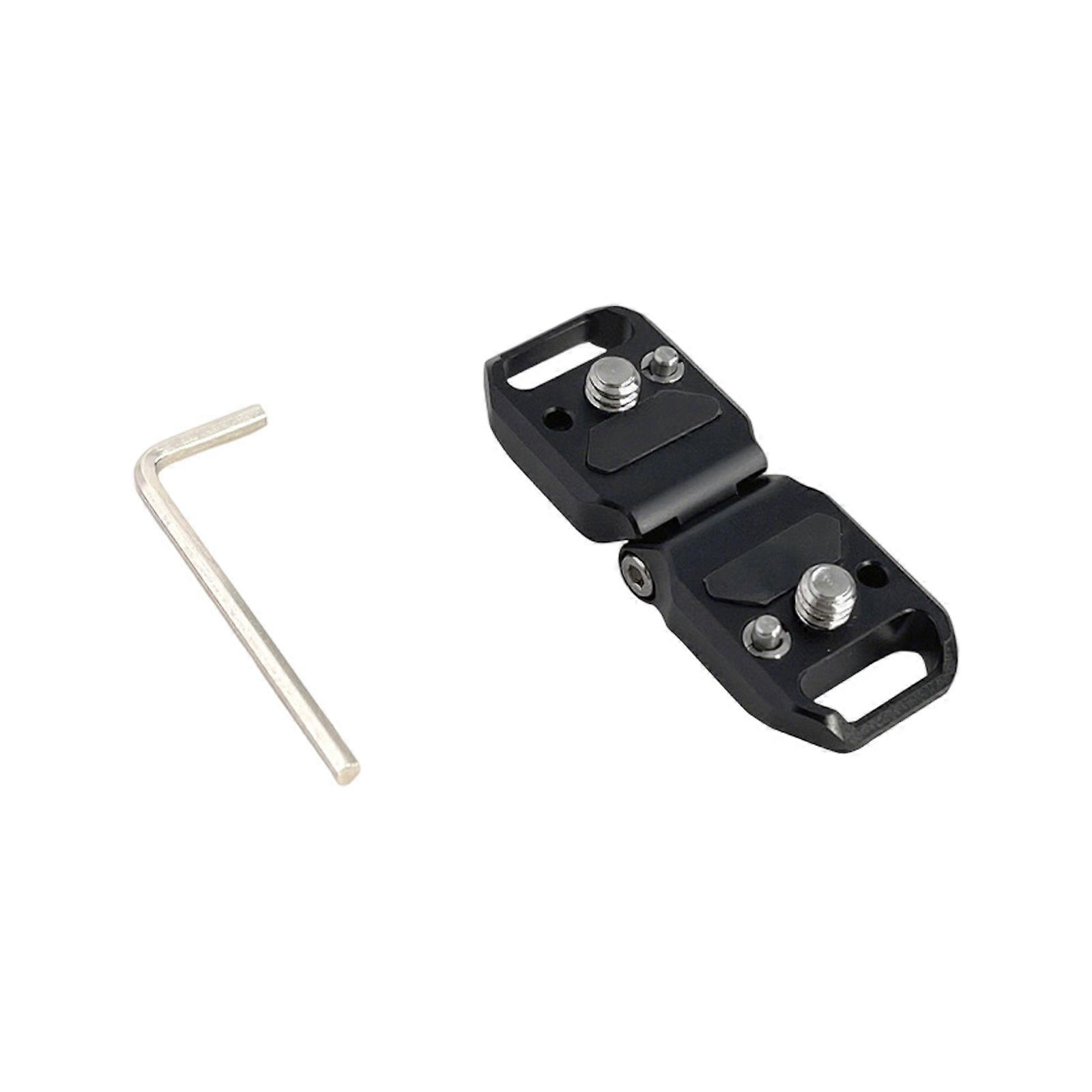 Adjustable 180° Damping Rotating Plate Foldale Universal 1/4 Thread For Camera Accessories Multicolor