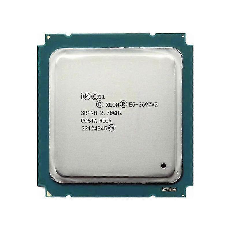 25-26 Xeon E5-2697V2 CPU - Socket LGA 2011 12 Cores 24 Threads 2.7GHz 30MB L3 Cache 130W.