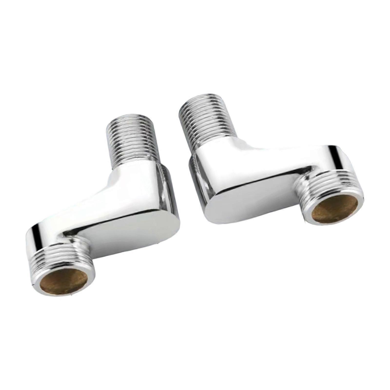 Strong Shower Adapters Threaded Connection Corrosion Resistant Easy installs Shower Connector Pair for Bathroom Faucet Multicolor