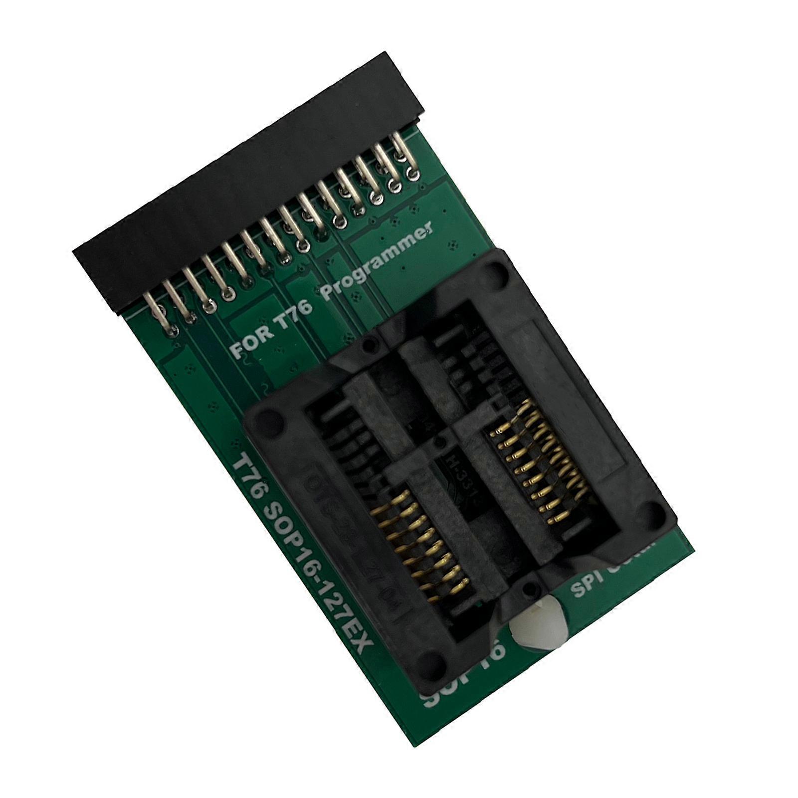 T76 Programmer SOP16 Chip Reader Writer 300mil Width 1.27mm Pin Spacing 25 OCTAL Series Support Multicolor