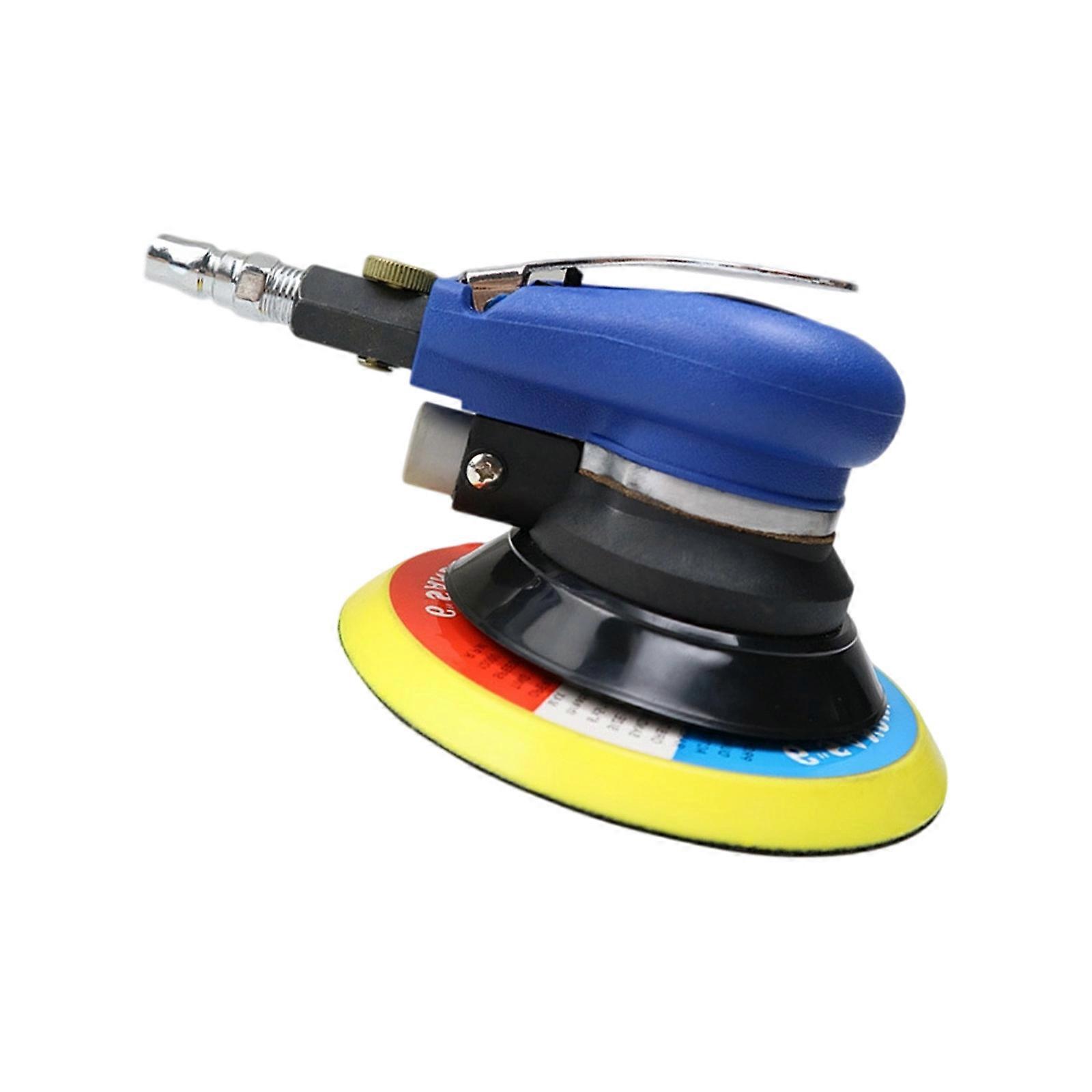 Professional Pneumatic Polisher Double Disc Sizes Ergonomic Design for Detailing and Surfaces Preparation Multicolor