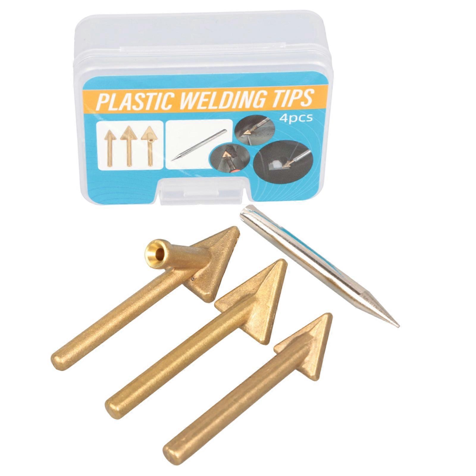 Triangular Shaped Copper Soldering Tip For Efficient Car Bumper Dents Removal And Leather Craft Applications Multicolor