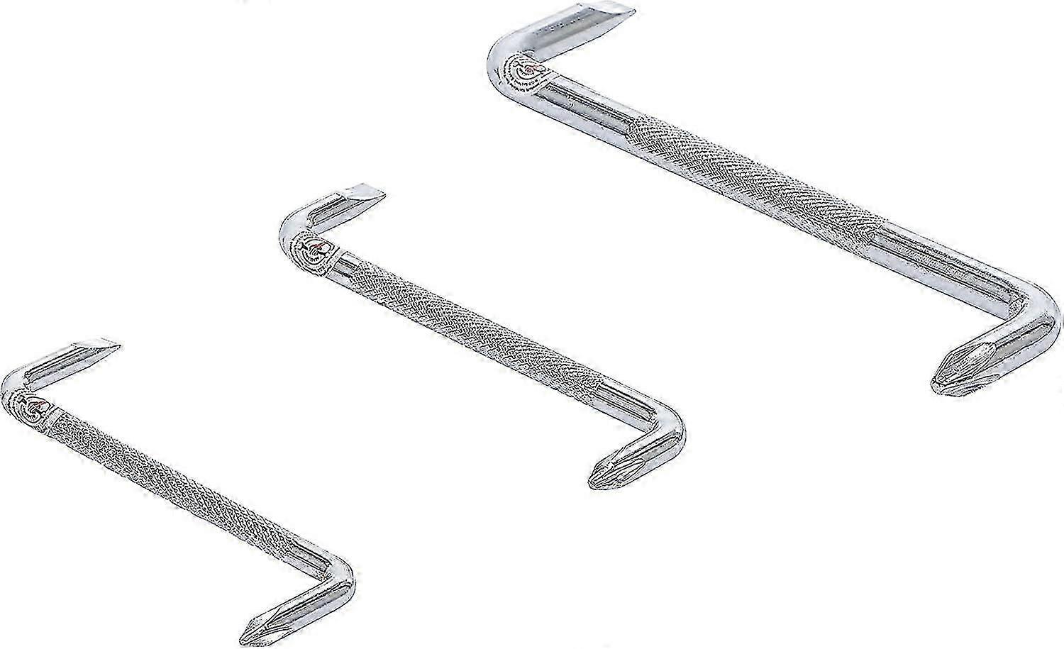 Angled Screwdriver Set | Slot | 3 Pieces.