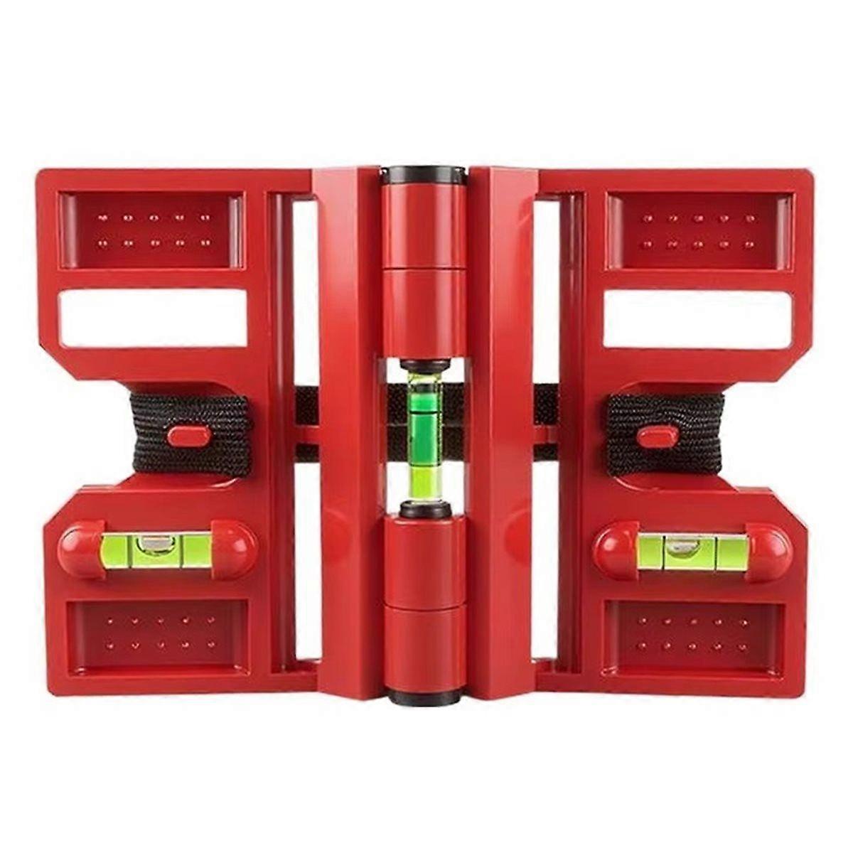 Fence Post Level Magnetic Folding Adjustable Utensil Fence Leveling Tool for Window Installation Cei