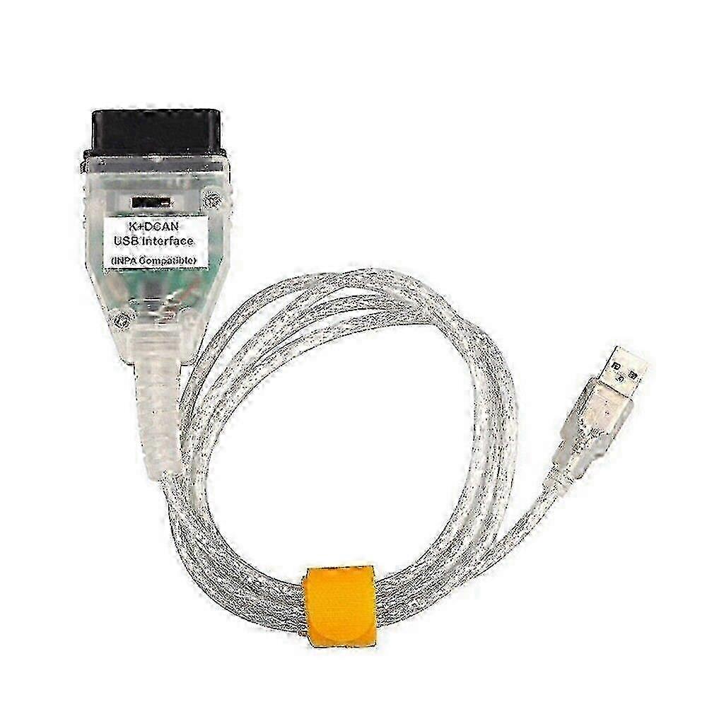 OBD2 USB Interface Cable with Switch for INPA K+DCAN Compatible with EDIABAS and NCSEXPERT