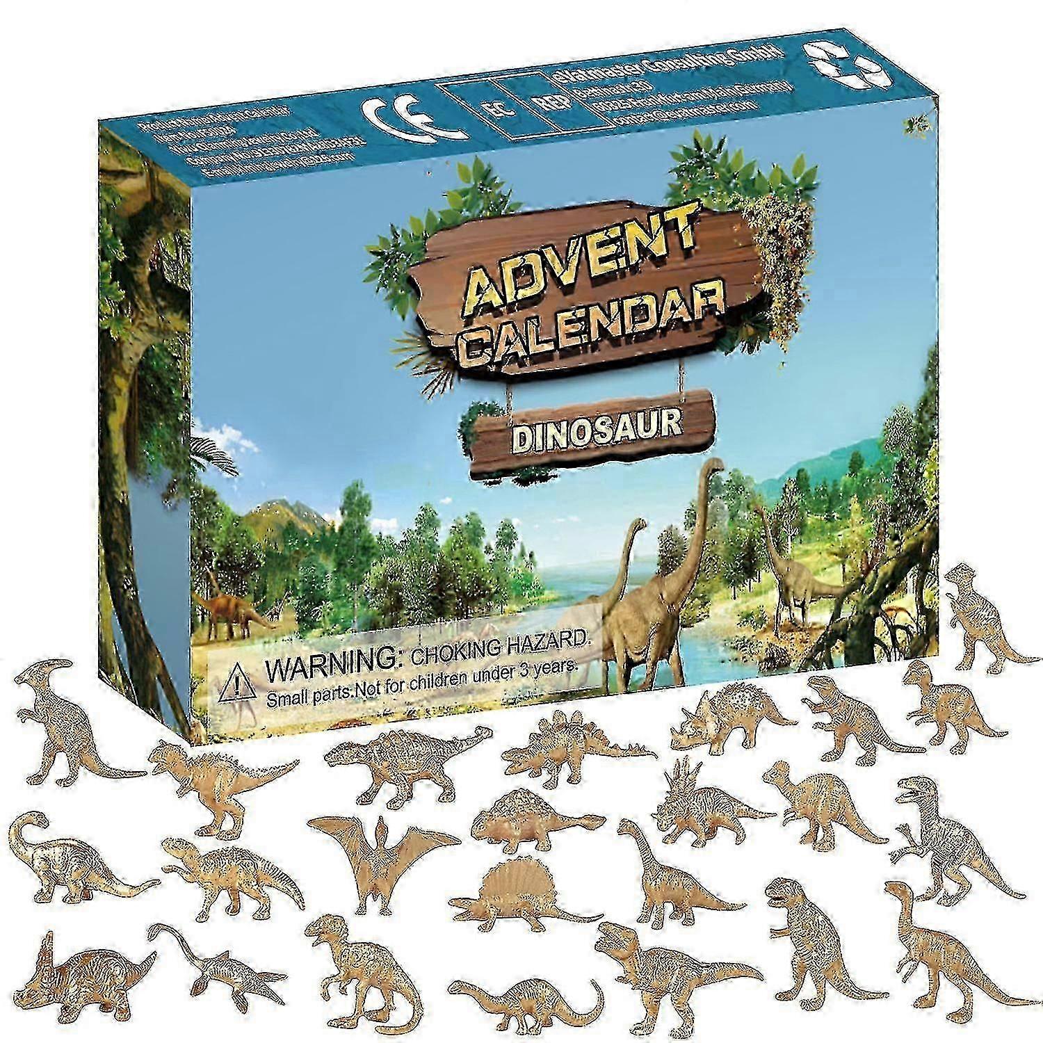 Dinosaur Surprise Advent Calendar for Christmas Countdown Tradition