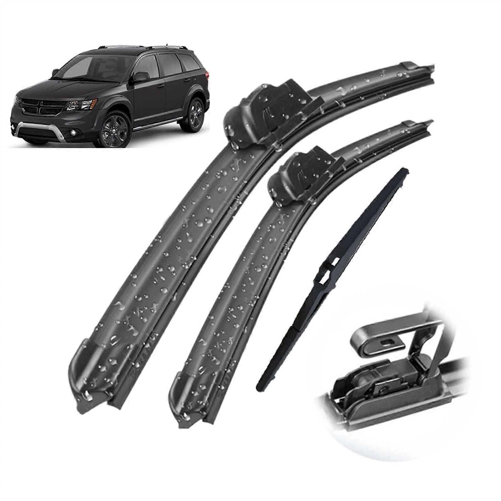 Car Windshield Wiper Blades Front Set 24' 18' 12' for SUV 20082018