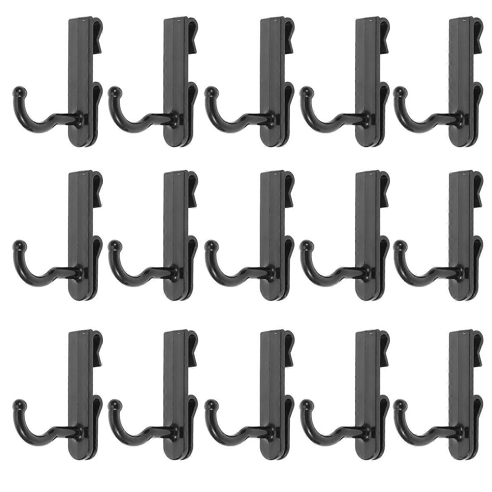 24pcs Plastic Hooks Gridwall Hanging Hook Display Grid Wall Hook Gridwall Hook