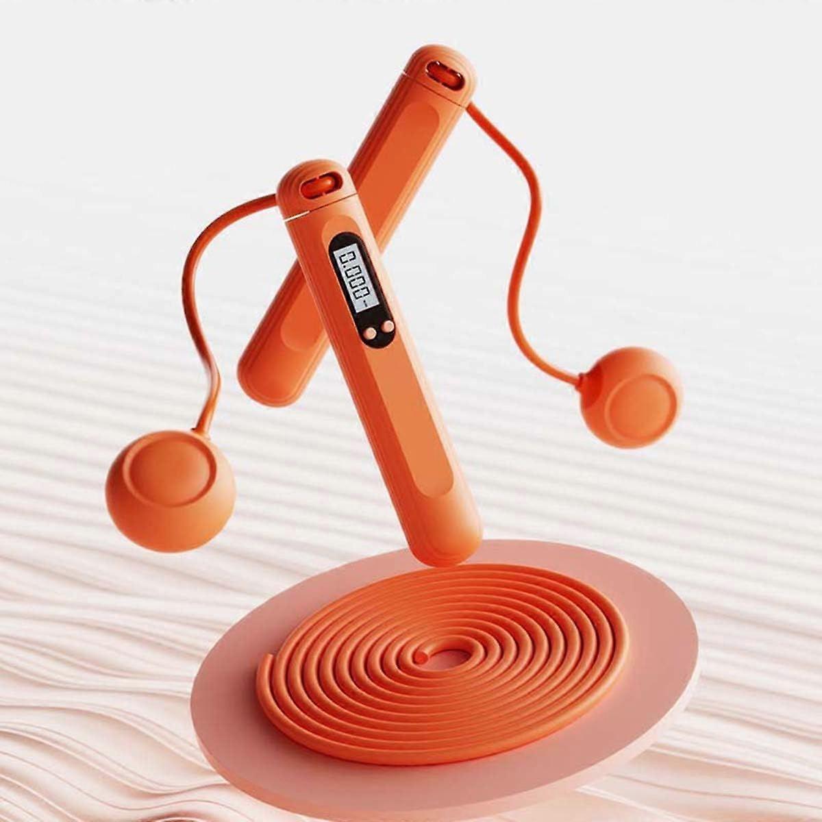 Cordless Jump Rope with Counter for Fitness - Adjustable Smart Skipping Rope For Men Women Kids