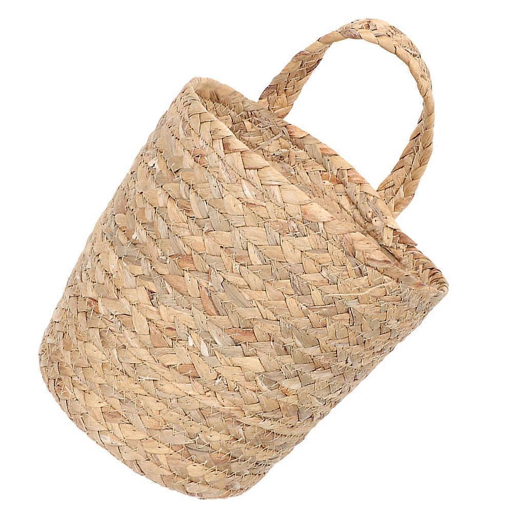Beige Hanging Basket for Wall Storage and Organizing 1 Unit