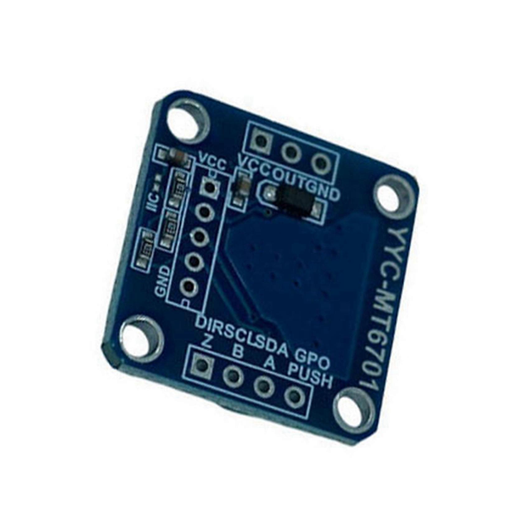 2X Magnetic Encoder MT6701 Magnetic Induction Angle Measurement Sensor Module 14bit High Precision Can Replace AS5600