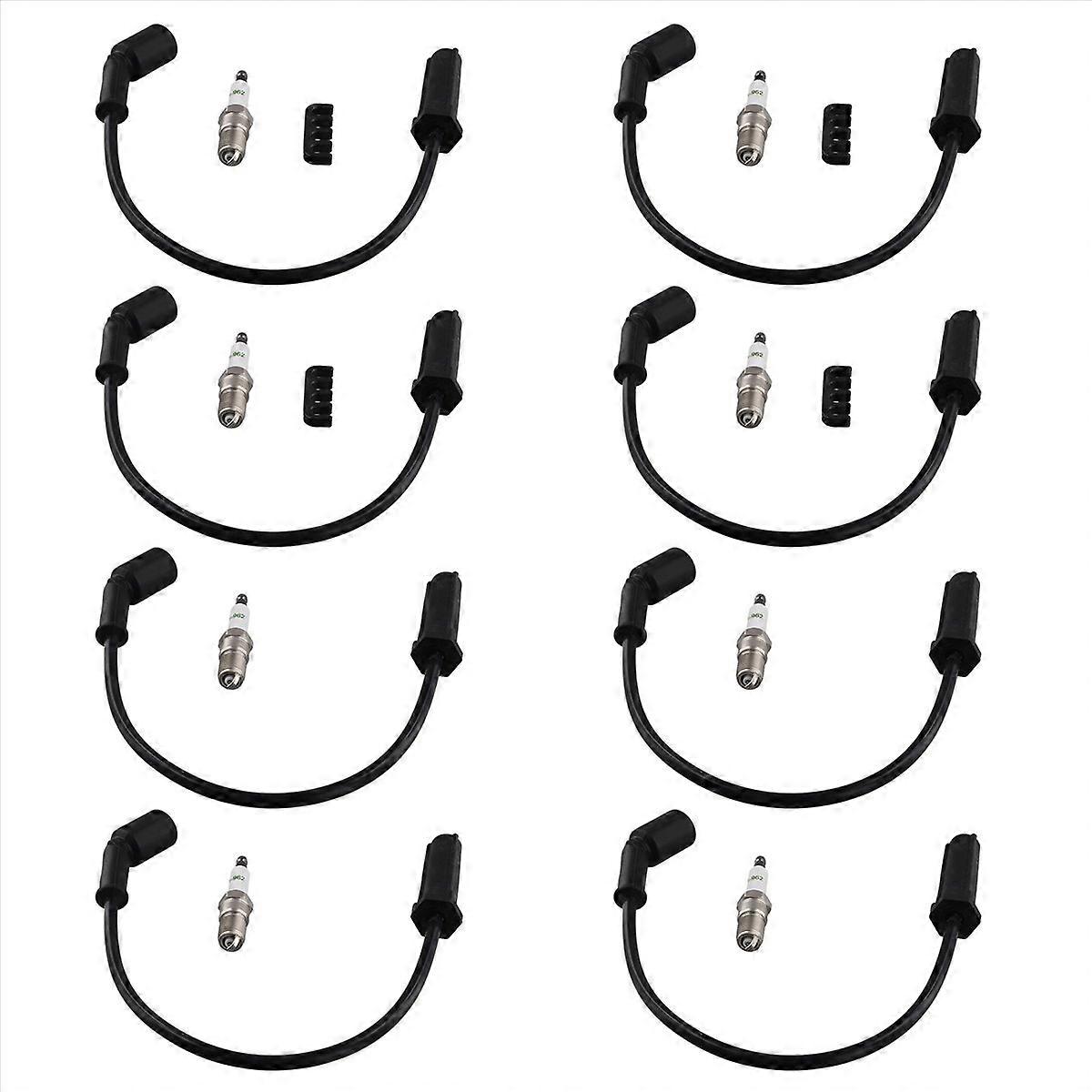 8X 19297035 Ignition Wires& 8X 41962 Spark Plug Set