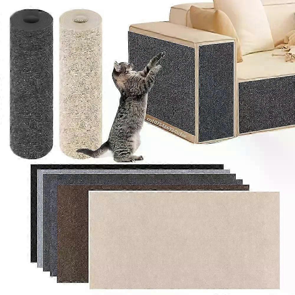 Anti Cat Scratch Sofa Cat Crawling Mat DIY Cat Scratching Post Sofa Protection Self-adhesive Carpet Cats Scratch Board Cats Toys