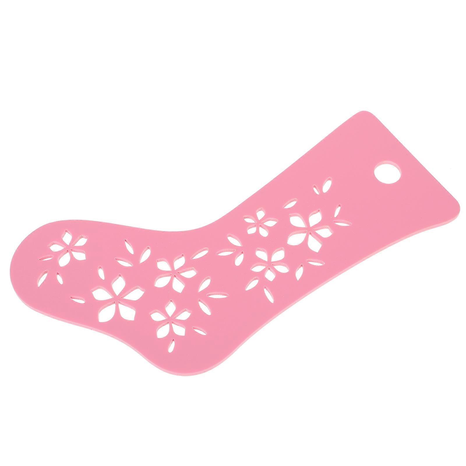 Sock Hanging Panel Acrylic Display Prop for Hanging 2Pcs Pink Sock Panels