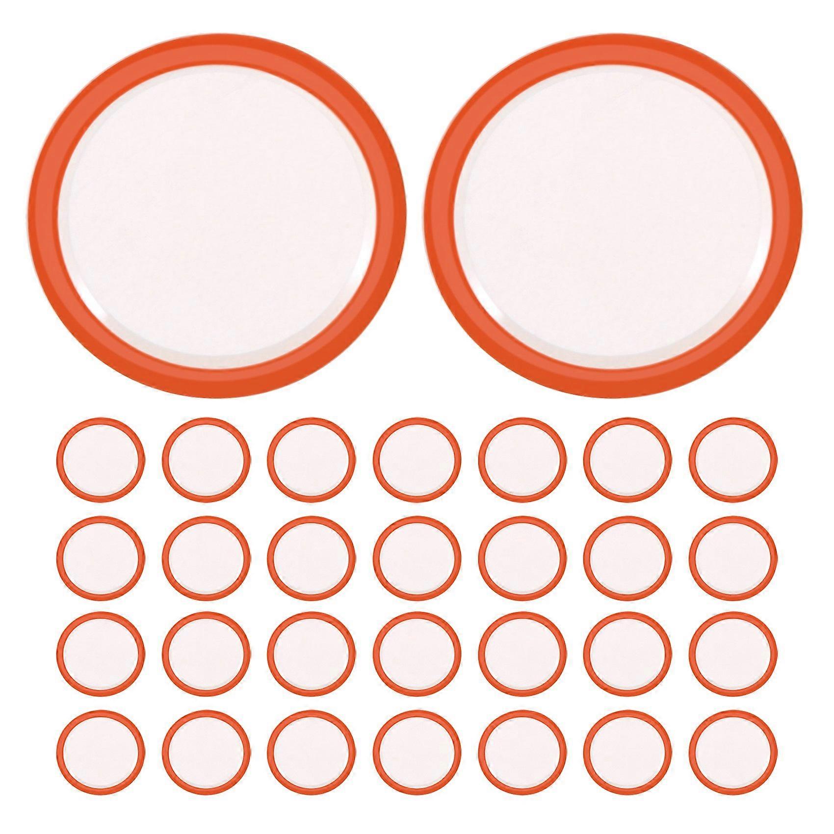 Canning Lids Regular Mouth for Ball/Kerr Jars, Silver, 28 PCS