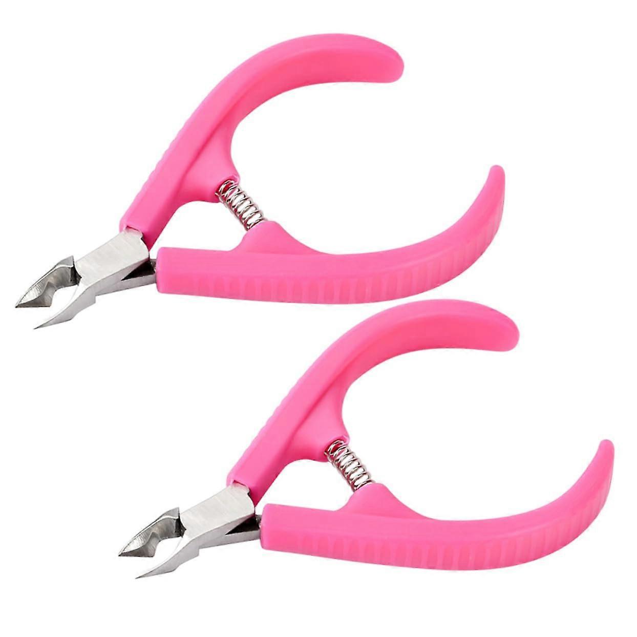 4pcs Professional Cuticle Nipper Set with Ergonomic Grip for Precise Nail Care and Salon Use