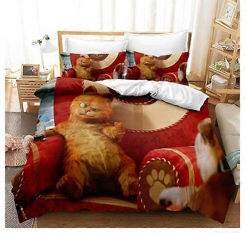 Conjunto de 3 peças de roupa de cama Pokémon Charizard v218, tamanho completo/queen size - Colchas reversíveis de microfibra com fronhas, colcha leve e macia C