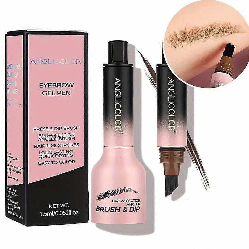 Wild yebrow Cream Waterproof Not Smudge Eyebrow Cream Long Lasting Color Rendering Smear-Proof Makeup 3D Brow Dye Cream Eyebrow