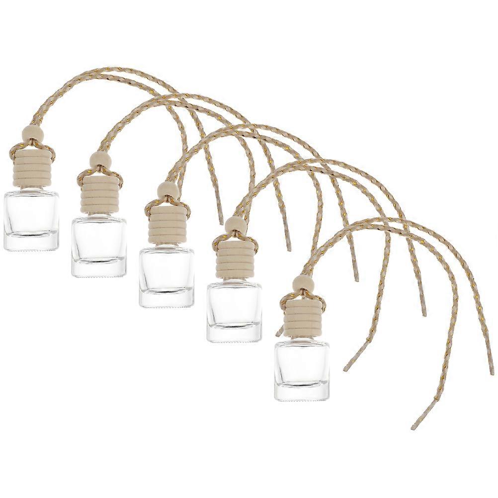 Car Air Freshener Diffuser Glass Bottle Hanging 15Pcs Pack
