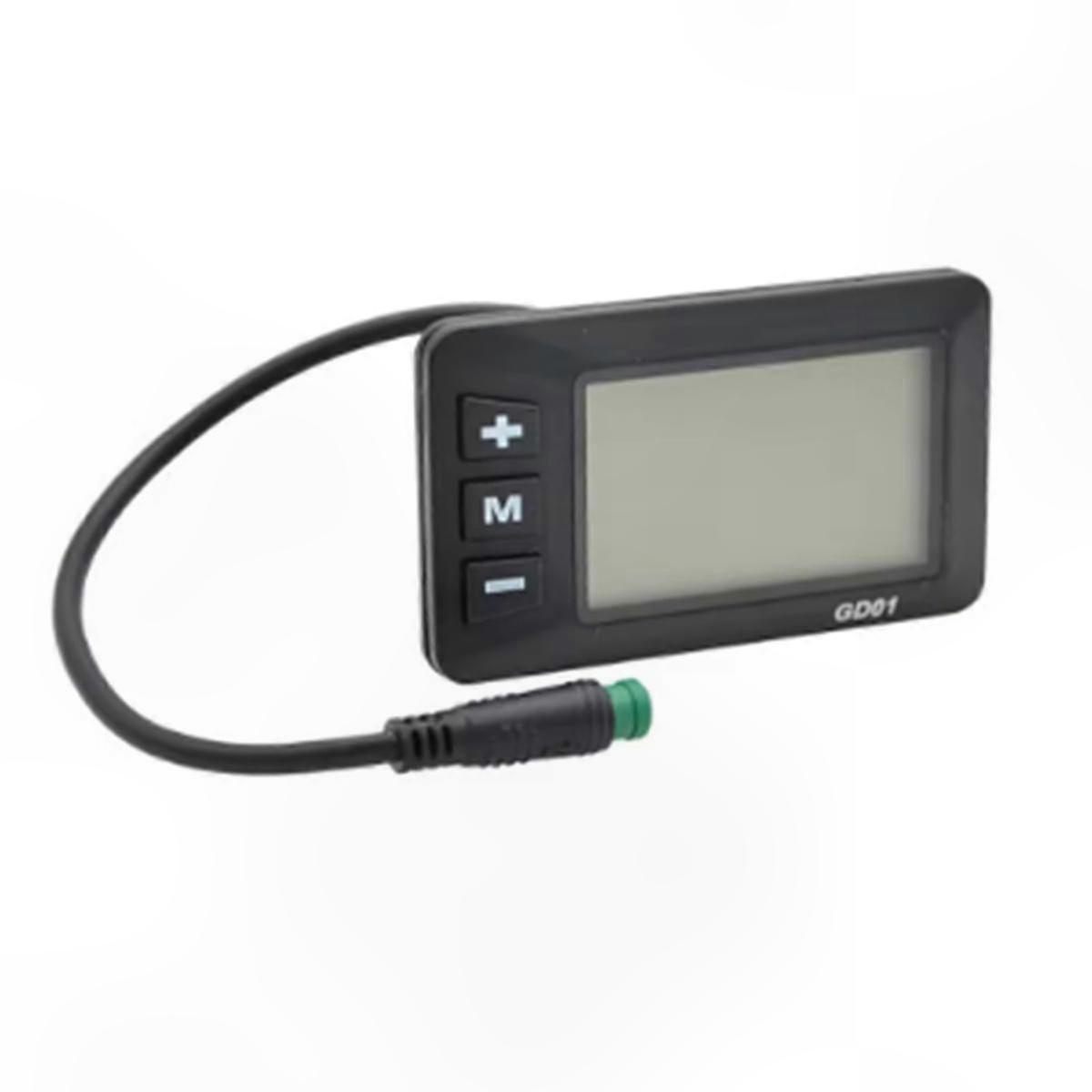 LCD Display for E-Bike with Waterproof Design and Multi-Voltage Compatibility (24V/36V/48V) Smart Battery Monitoring Features