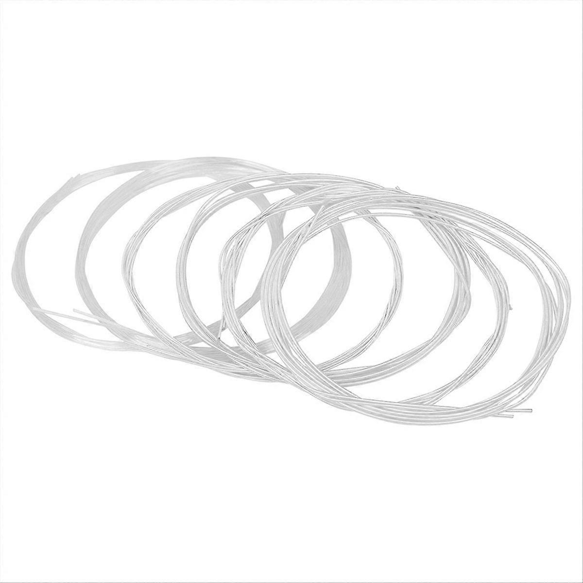 Shuffle Strings Set 11-String Silver Plated Nylon Rustproof Beginner Practice Strings Instrument Ac